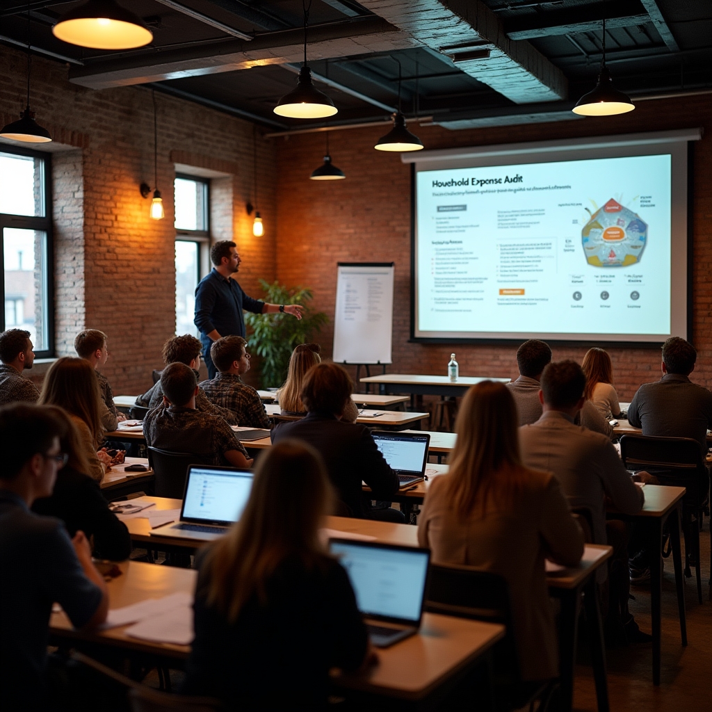 Workshop classroom setting for household economics education